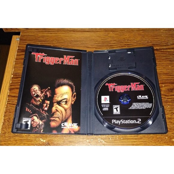 Trigger Man (Sony PlayStation 2, PS2, 2004) Black label - Picture 2 of 3